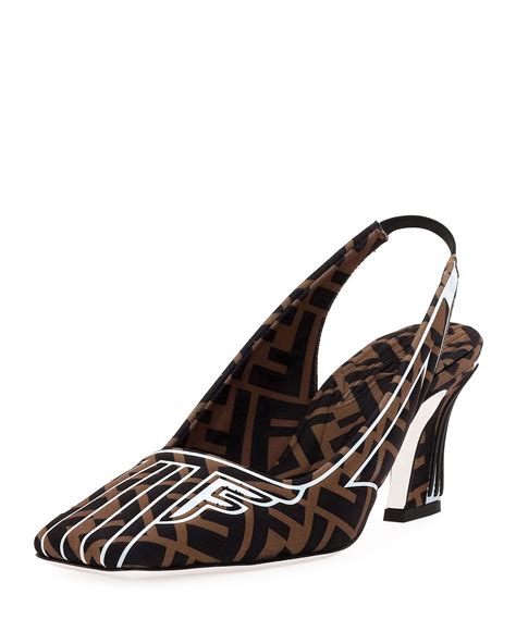 style fendi pumps|fendi slingback pumps.